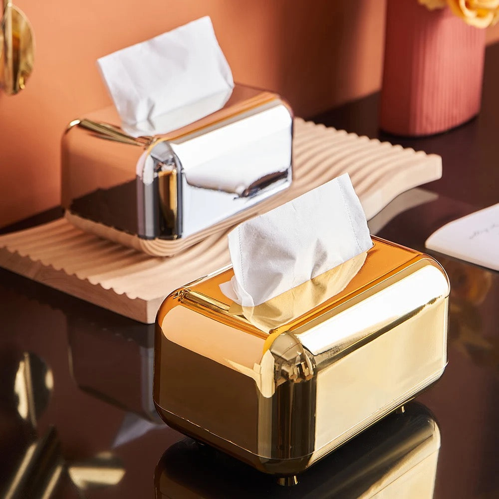 Luxury Metallic Tissue Boxes