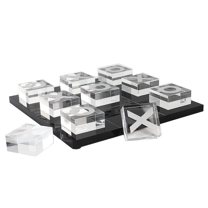 Crystal Tic Tac Toe Set