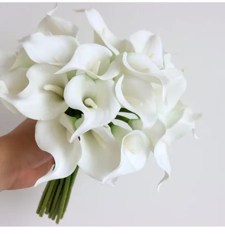 White kalla Bouquet