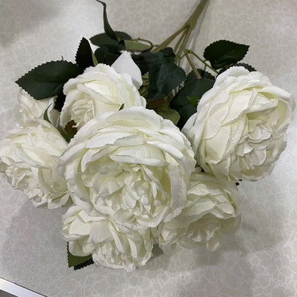 Cream Flower Bouquet - Pack Of 2