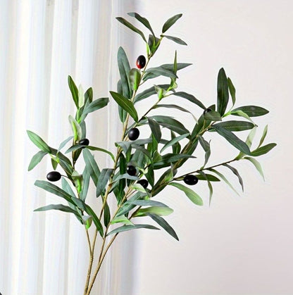 Branch Green Leaves With Olives Pack Of 4