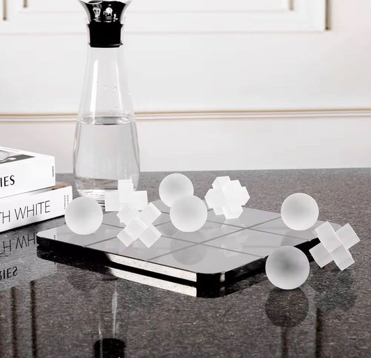 Luxury Crystal Tic-Tac-Toe Set