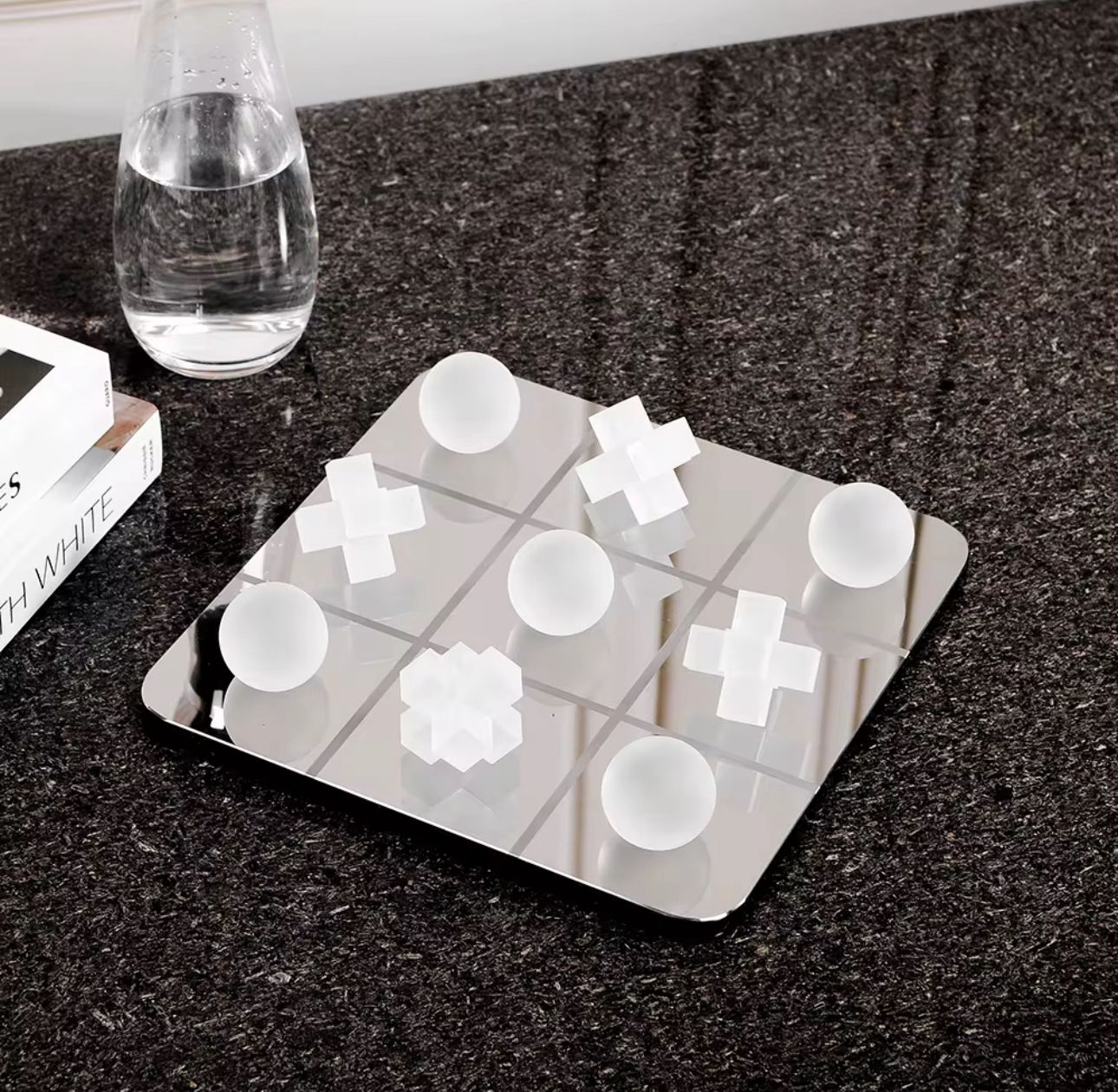 Luxury Crystal Tic-Tac-Toe Set