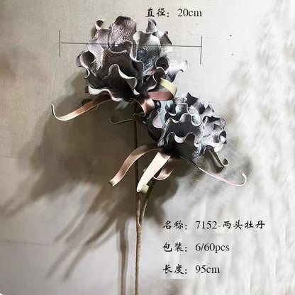 Eternal Bloom: Double Peony Stem
