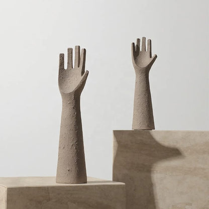 Abstract Hands Decorative Sculpture set of 2