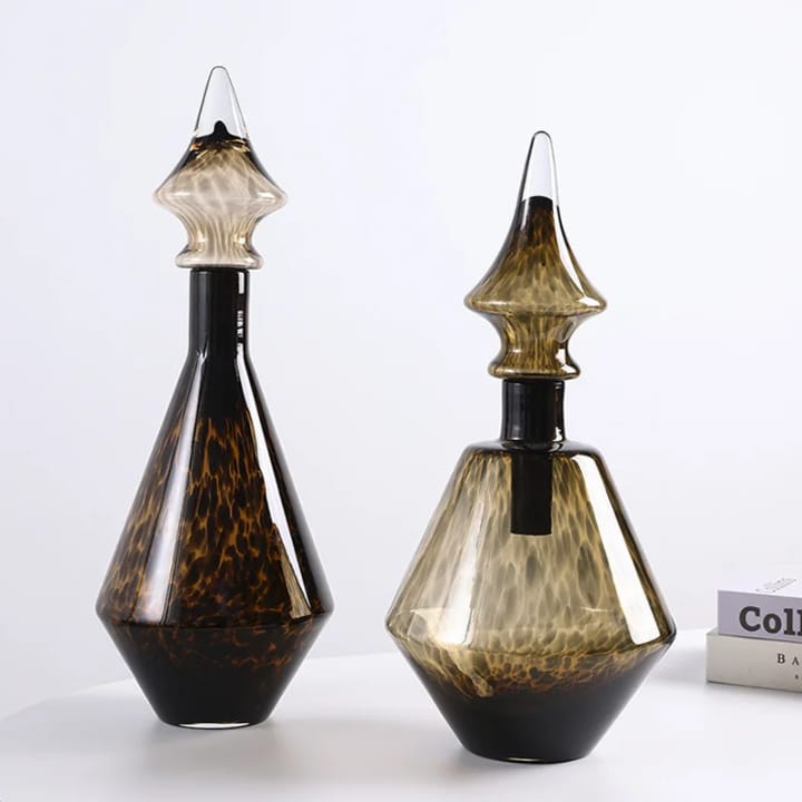Luxury Glass Bottles set of 3
