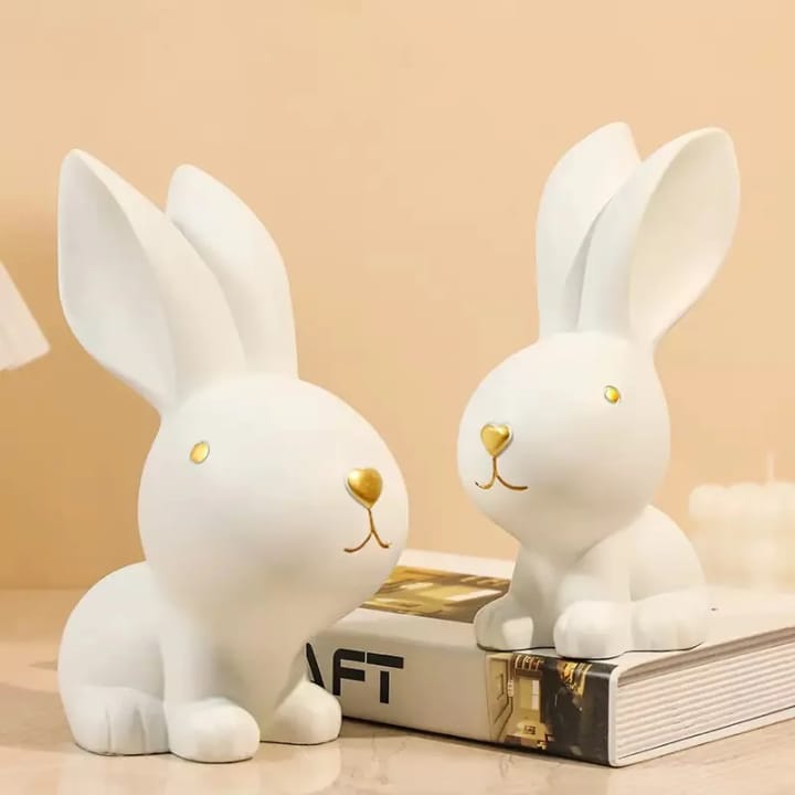 Elegant Rabbit Decor SET