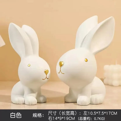 Elegant Rabbit Decor SET