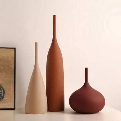 Warm-Toned Modern Vases 🤎