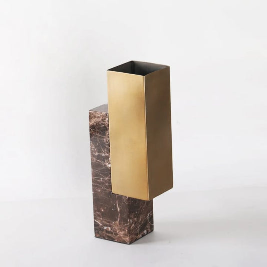 Stainless Modern Marble Vase ✨