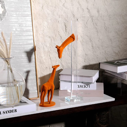 Abstract Giraffe Sculpture