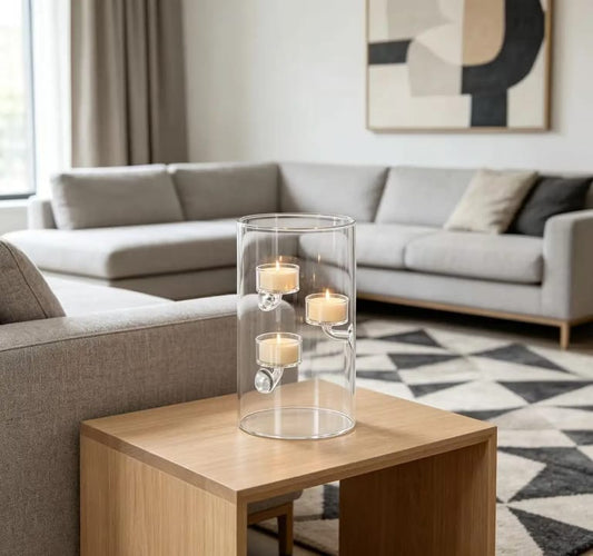 Modern Glass Candle Holder
