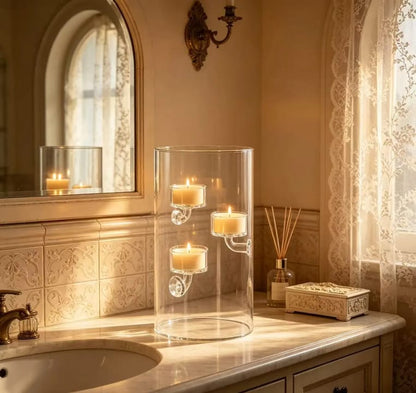 Modern Glass Candle Holder