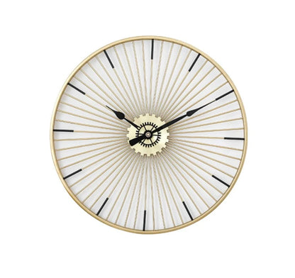 Modern Sunburst Wall Clock