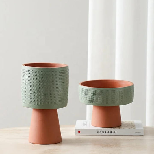 Modern Ceramic Planter Set