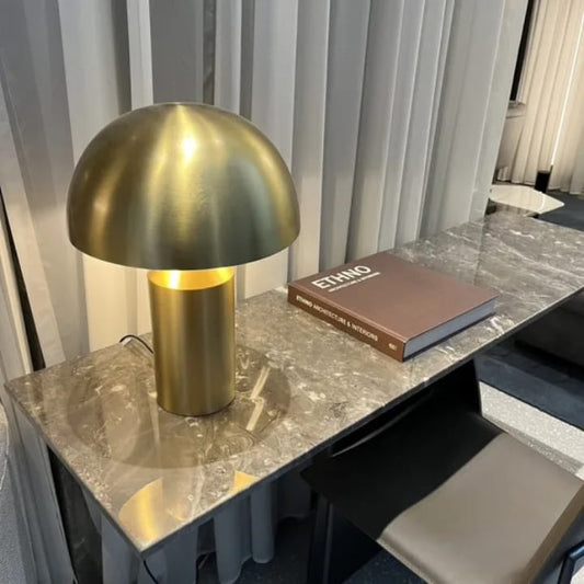 Gold Mushroom Table Lamp