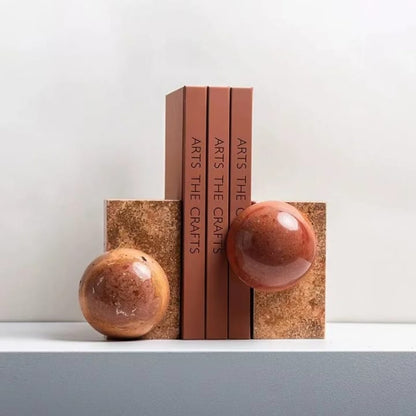 Modern Marble Bookends
