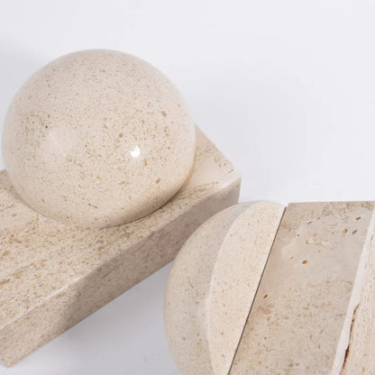 Modern Marble Bookends