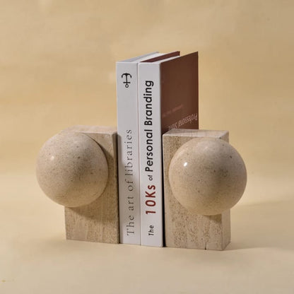 Modern Marble Bookends