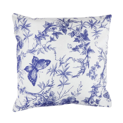 Set of 2 Velvet Cushion Covers with Nature-Inspired Prints