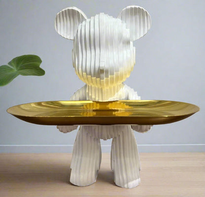 EN: Modern 3D Decorative Bear Sculpture