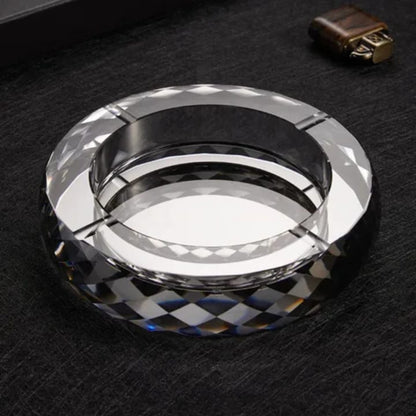 Round Crystal Ashtray