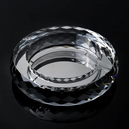 Round Crystal Ashtray