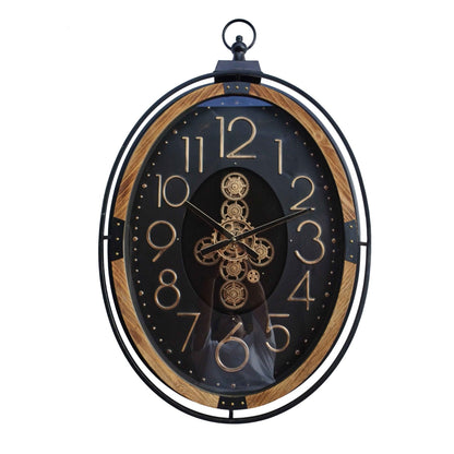Vintage Pocket Watch Style Wall Clock