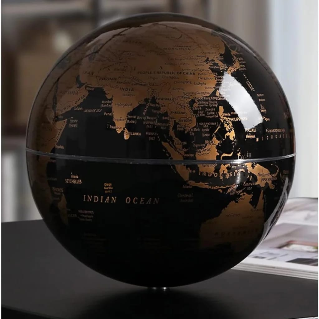 360° Rotating Battery-Powered Globe