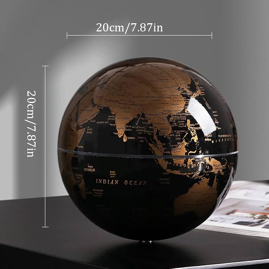 360° Rotating Battery-Powered Globe