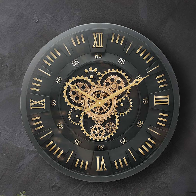 Vintage Gear Wall Clock 45CM