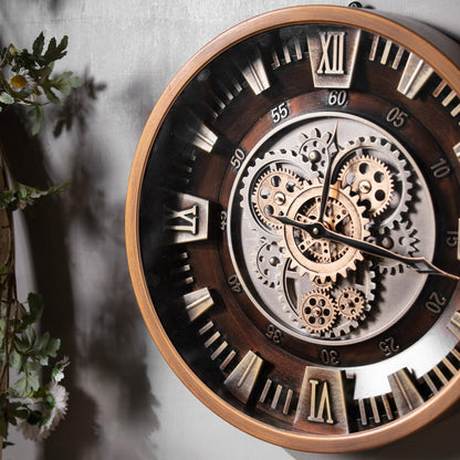 Vintage Gear Wall Clock 45CM