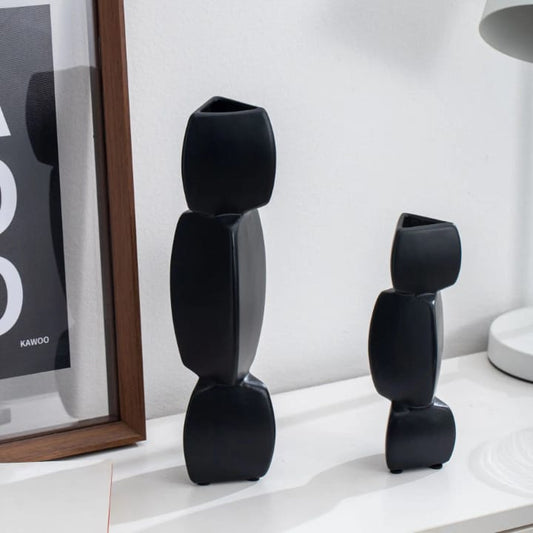Modern Ceramic Candle Holder SET OF 2