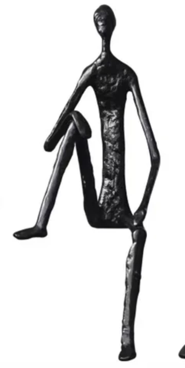 Modern Seated Figure Sculpture 60CM