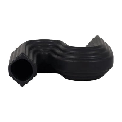 Modern Curved Black Ceramic Vase PACK OF 2