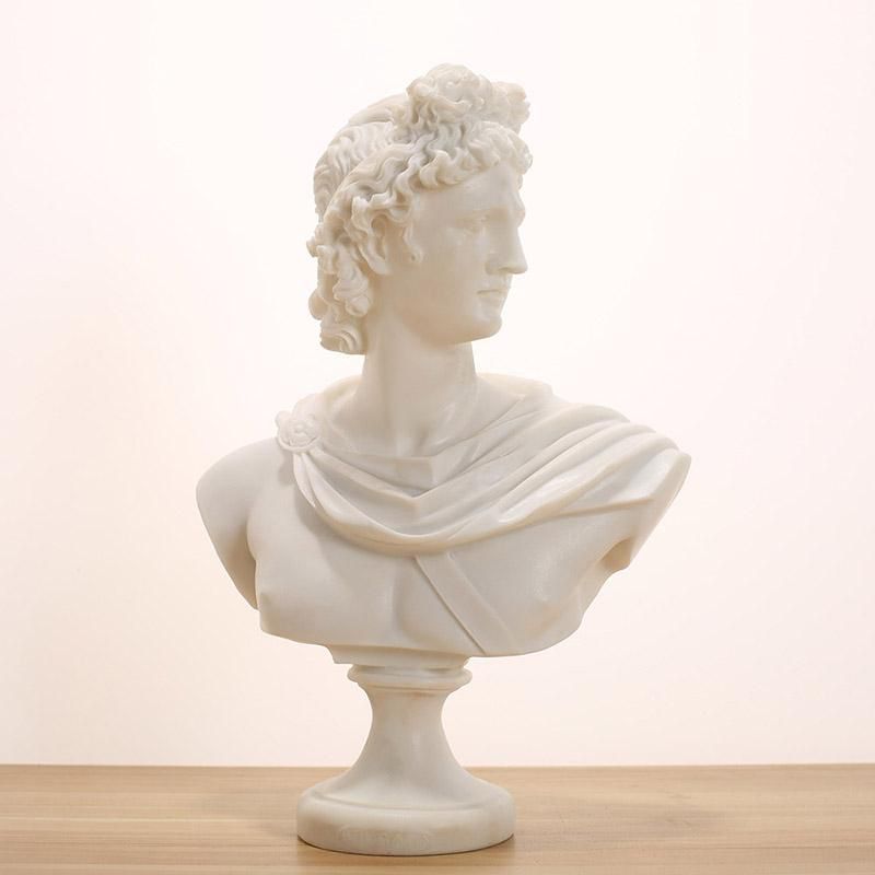 Greek Apollo Statue Replica Figurine Sculpture