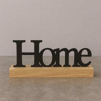 Modern “Home” Decorative Word