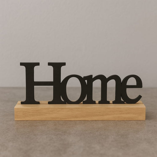 Modern “Home” Decorative Word