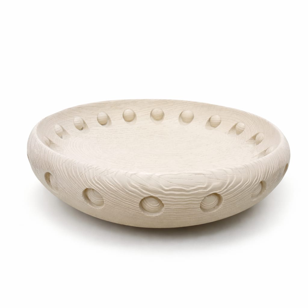 Elegant Wooden Decorative Bowl