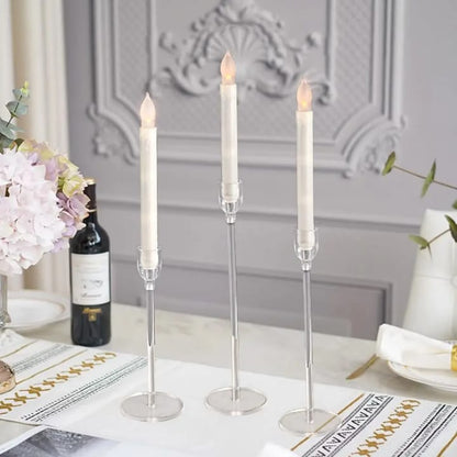 Clear Acrylic Candle Holders Set OF 3