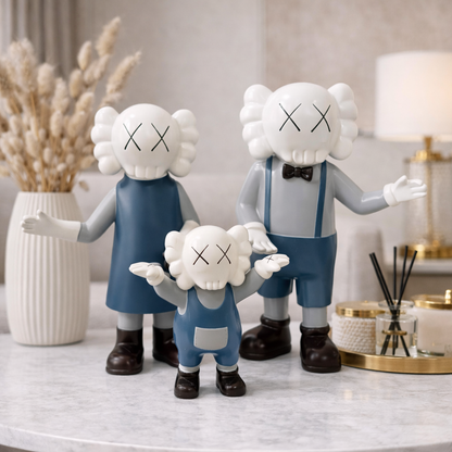 Family Figurines Set – 3 Pieces
