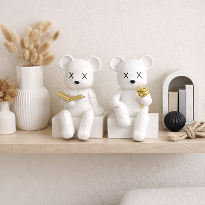 Elegant Bear Decor Figurine