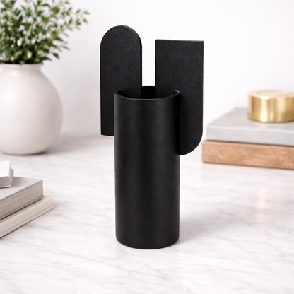 Modern Black Decorative Vase