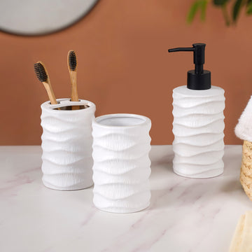 Modern Bathroom Accessories Set – Round Shape