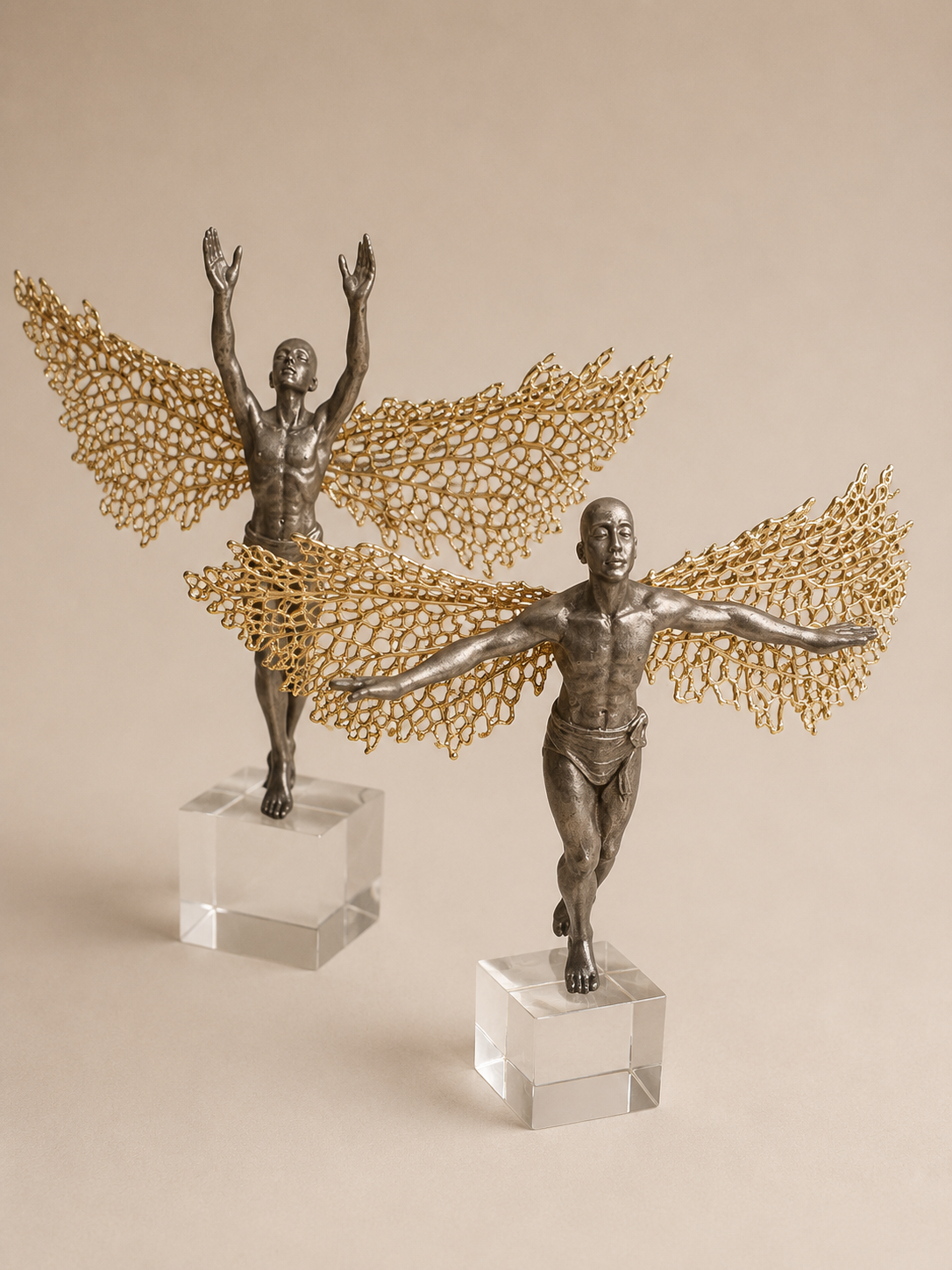 Golden Wing Sculptures