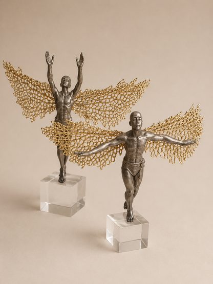 Golden Wing Sculptures
