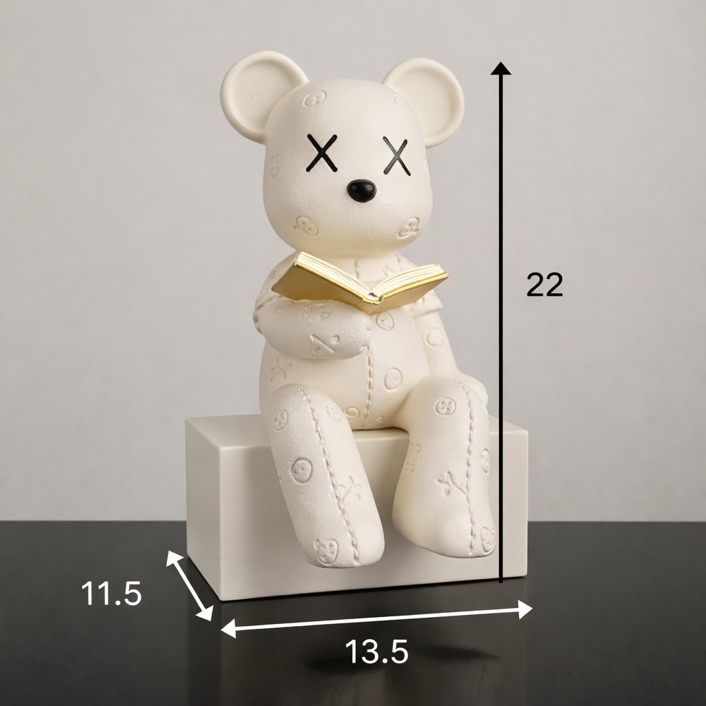 Elegant Bear Decor Figurine