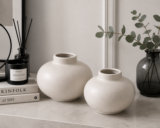 Modern Round Vase Set