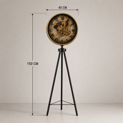 Elegant Vintage Floor Clock Stand