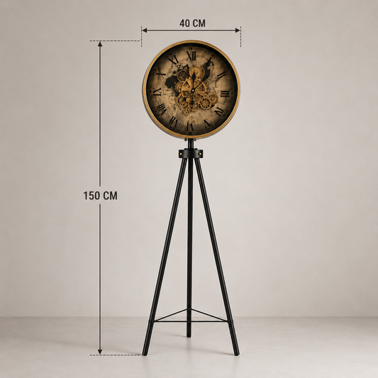 Elegant Vintage Floor Clock Stand